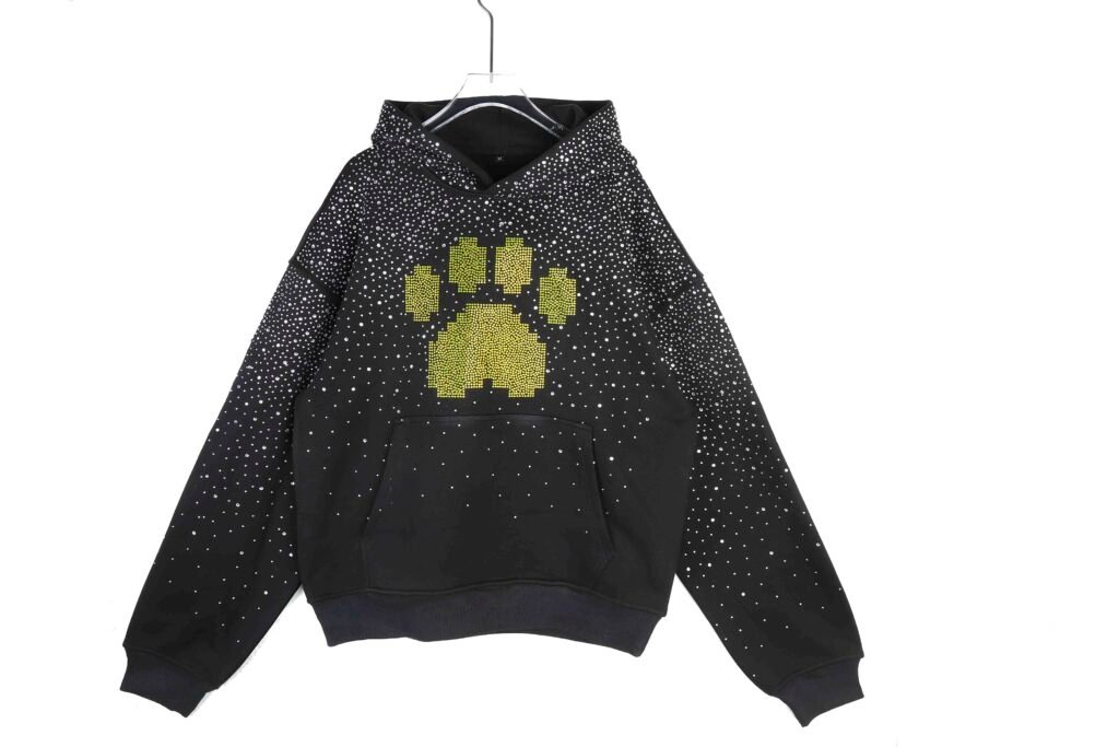 Custom Rhinestone Hoodie5