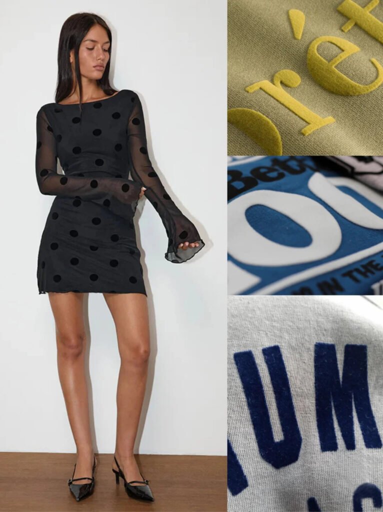 Flockdruck-T-Shirts: Verleihen Sie Ihrer Bekleidungsmarke Premium-Struktur und Mehrwert