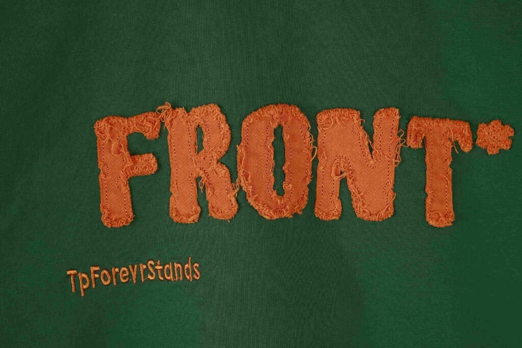 Applikations-Stickerei